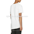 Distressing throughout white cotton t shirt round neck design for men